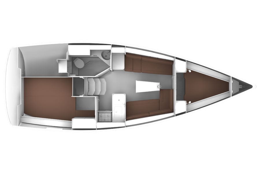 Bavaria Cruiser 33 - Layout