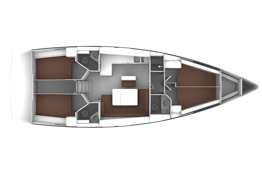 Bavaria Cruiser 46 - Layout