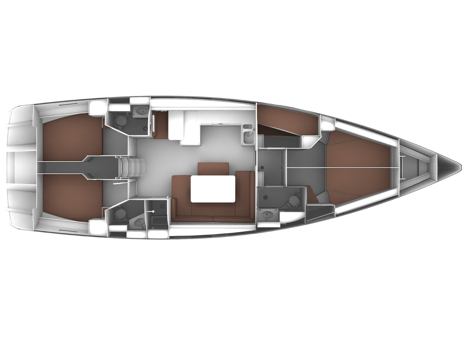 Bavaria Cruiser 51 - Layout