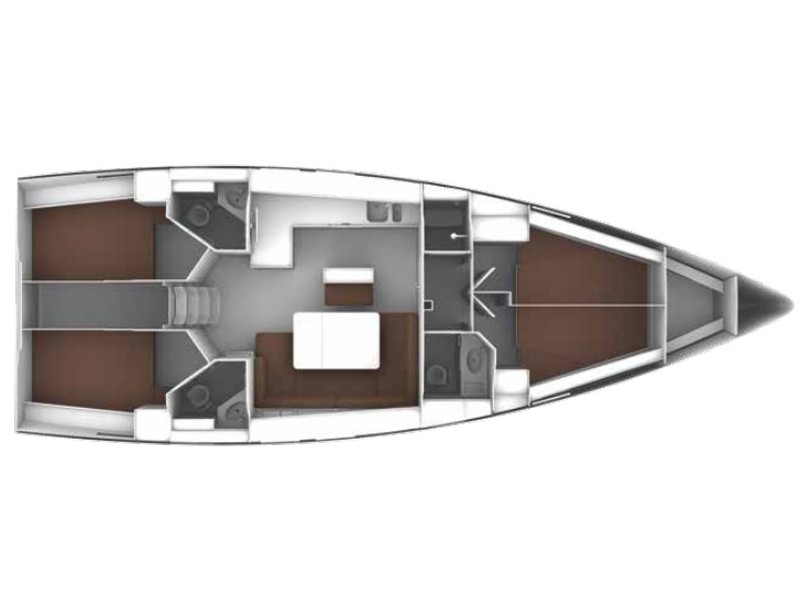 Bavaria Cruiser 46 Style - Layout