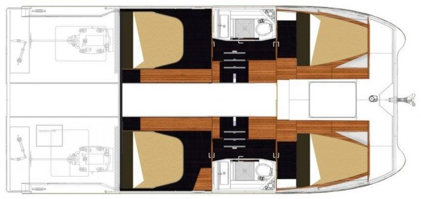 Fountaine Pajot MY 37 - Layout
