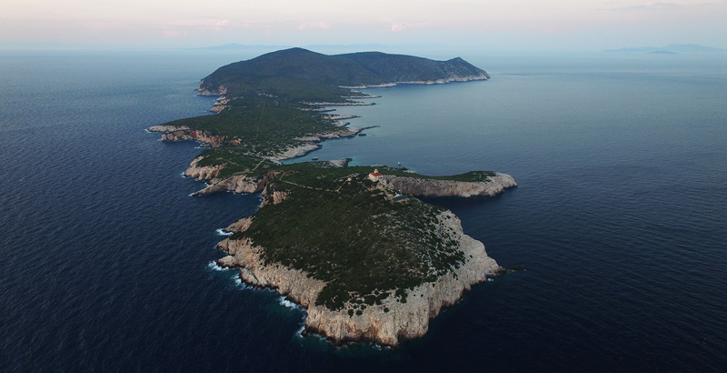 Lighthouse Sušac, mid Dalmatia