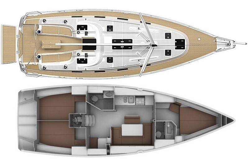Bavaria Cruiser 40 S - Layout