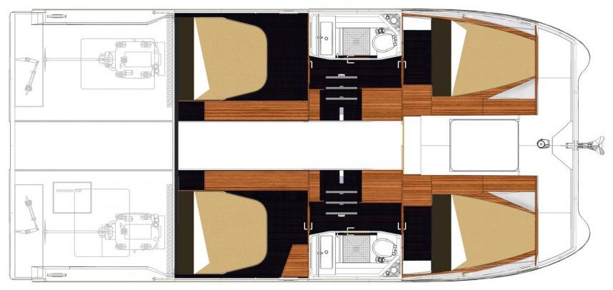 Fountaine Pajot MY 37 - Layout