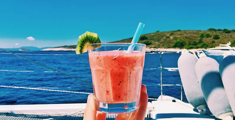 food and beverage costs in yacht charter